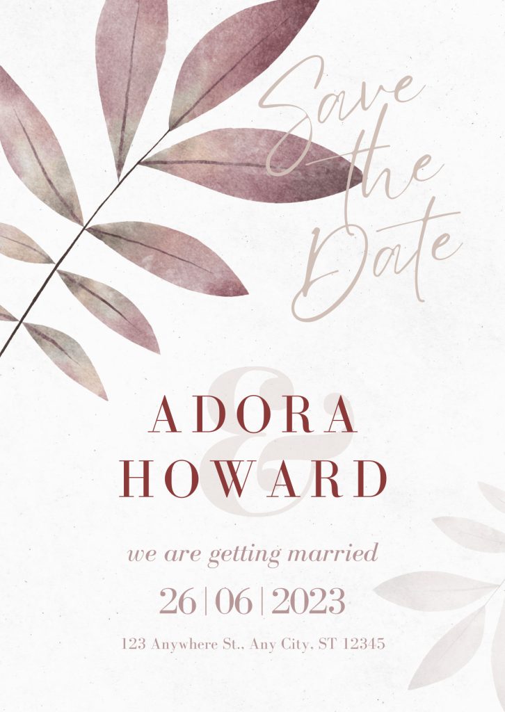 Save the Date Wedding eCard ()