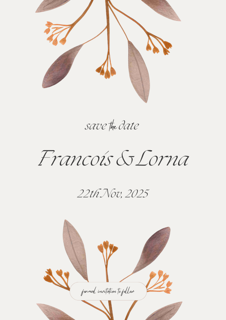 Save the Date Wedding eCard ()