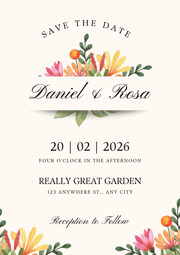 Save the Date Wedding eCard ()